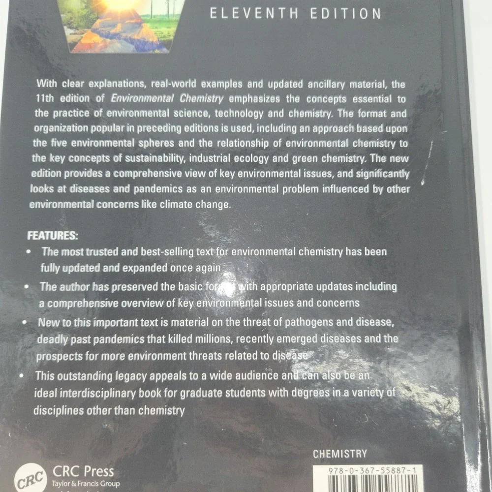 Environmental Chemistry: Eleventh Edition by Manahan, Stanley E.